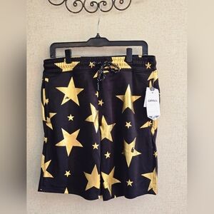NET Black & Gold Men's Casual Shorts from Drill Clothing Company - Size M